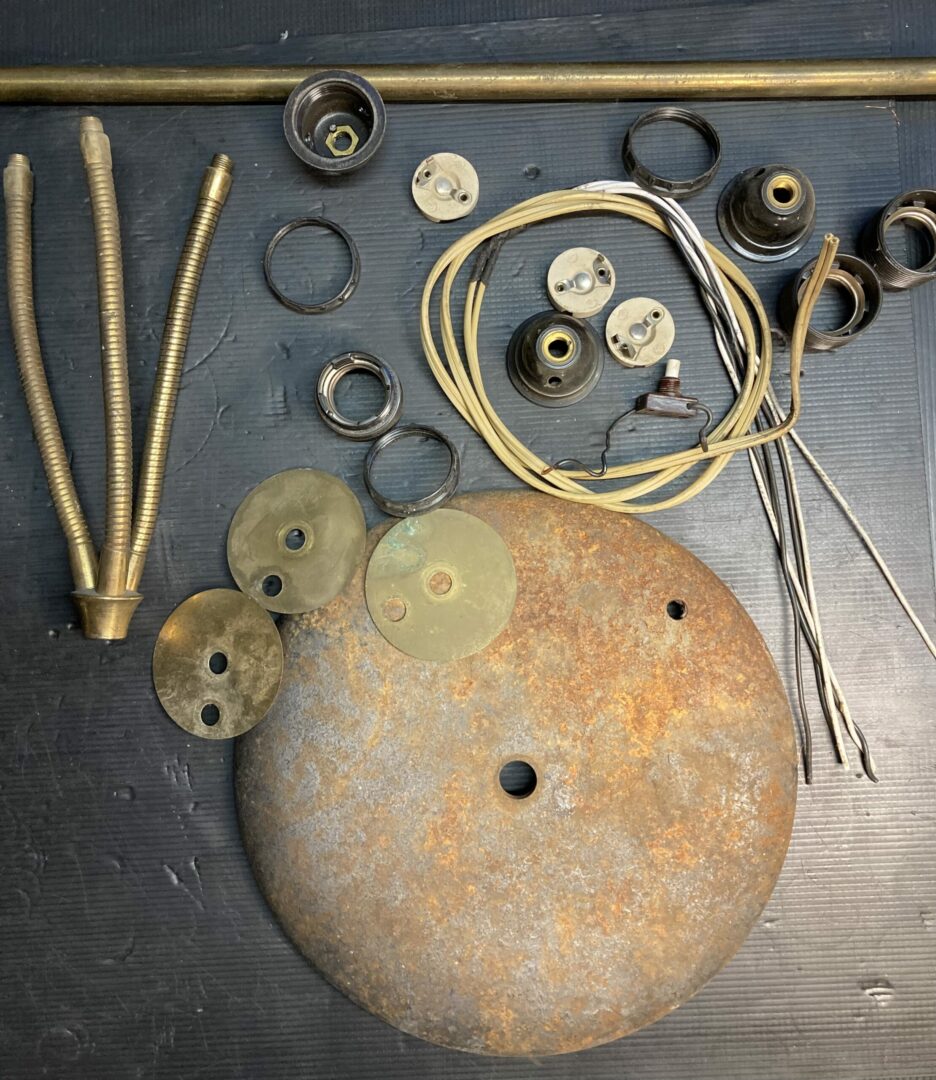 50er Jahre Tütenlampe Restauration