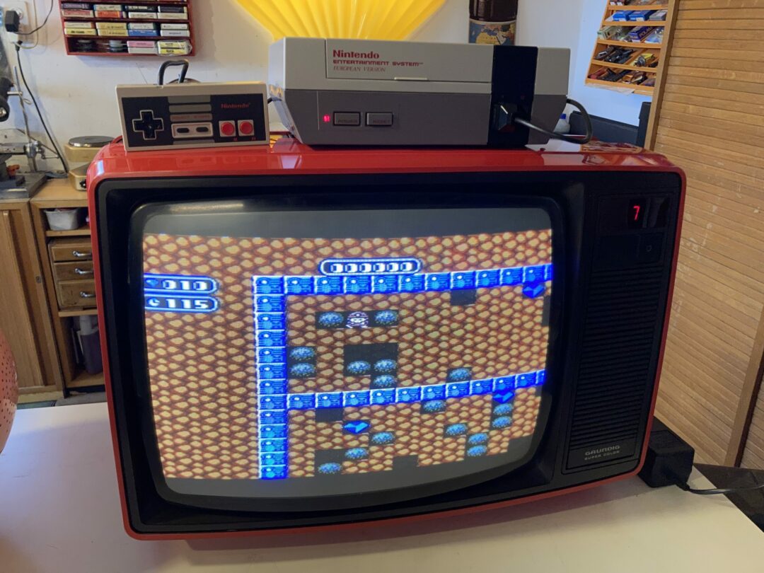 Vintage Games and Color TV